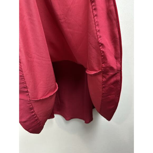 Free People Dress Dark Red Velvet Hi/Low Sz XS Sleeveless Special Occasion - Picture 7 of 13